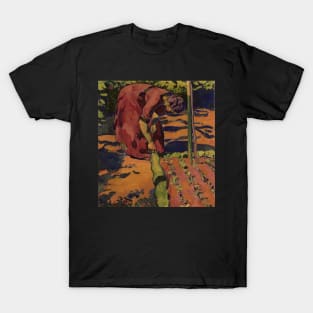 frau im garten 1911 - Cuno Amiet T-Shirt